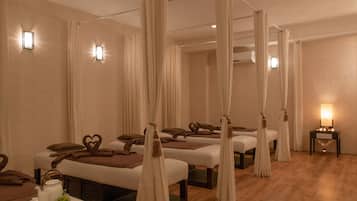 Hot stone massages, Swedish massages, Thai massages