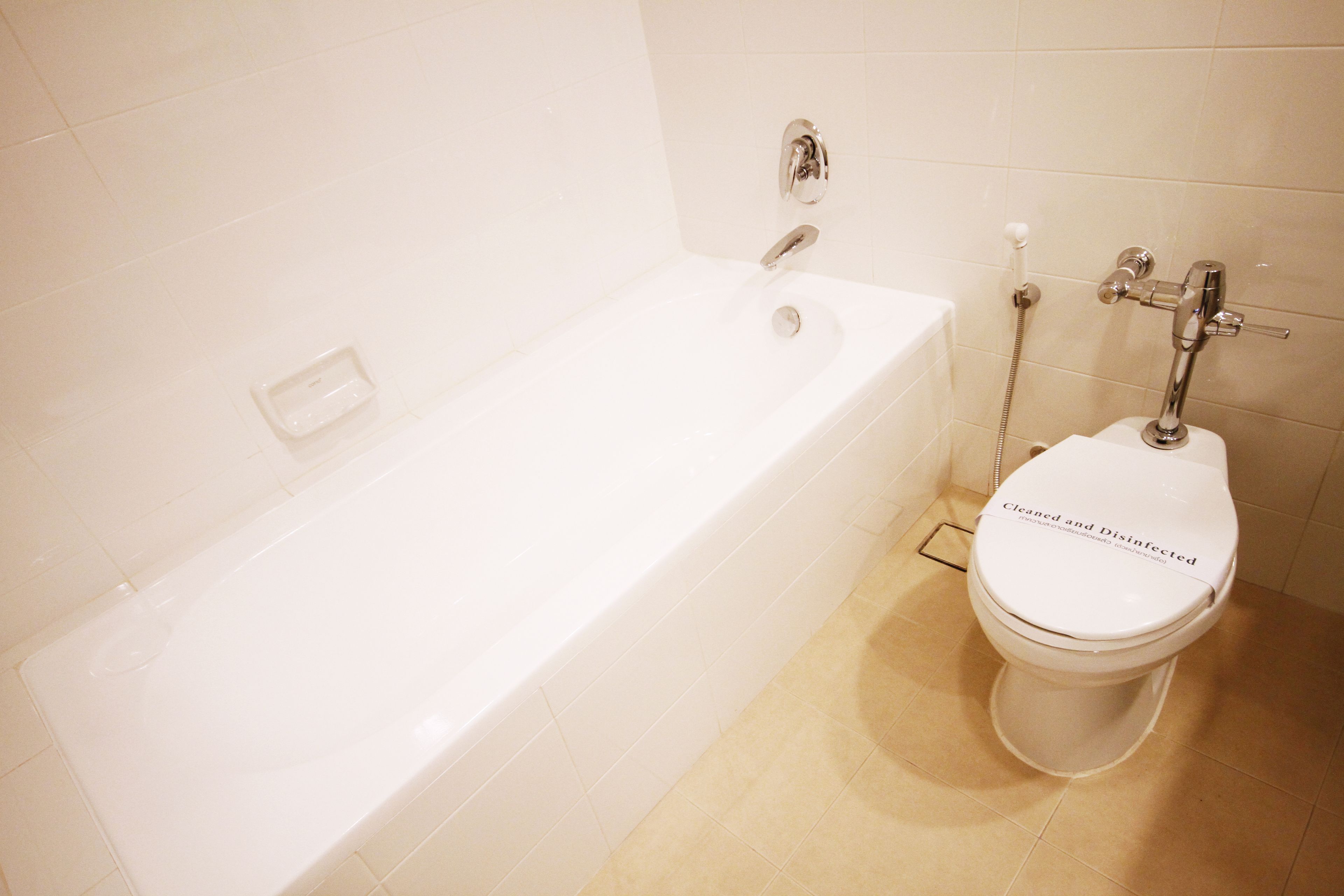 studio suite | bathroom | separate bathtub and shower, deep-soaking bathtub, free toiletries