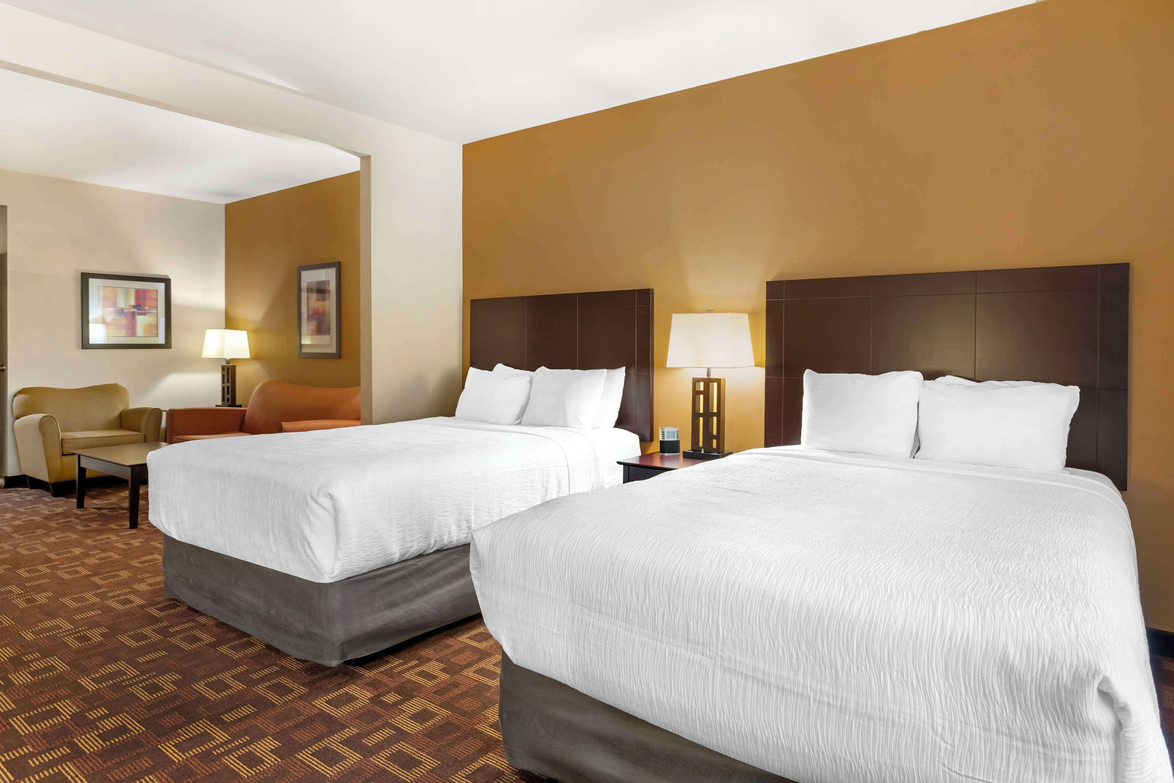 suite, 2 queen beds, accessible, bathtub (with sofabed) | in-room safe, desk, iron/ironing board, free wifi