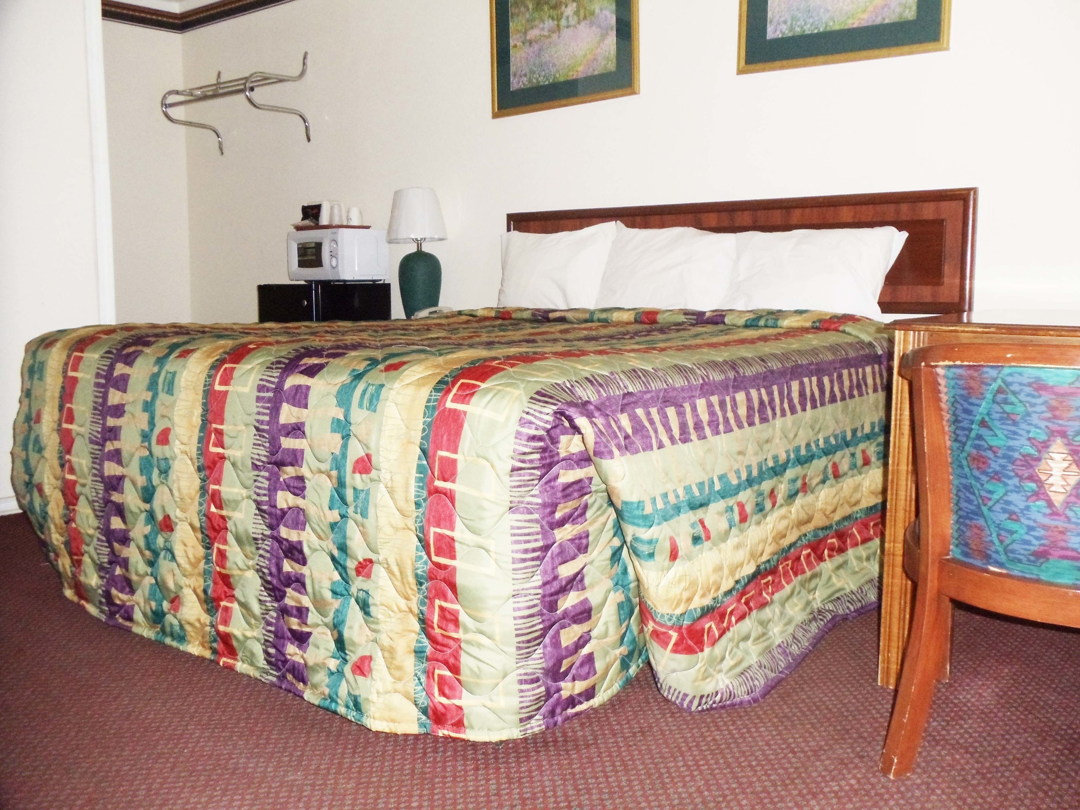 desk, blackout curtains, iron/ironing board, free wifi