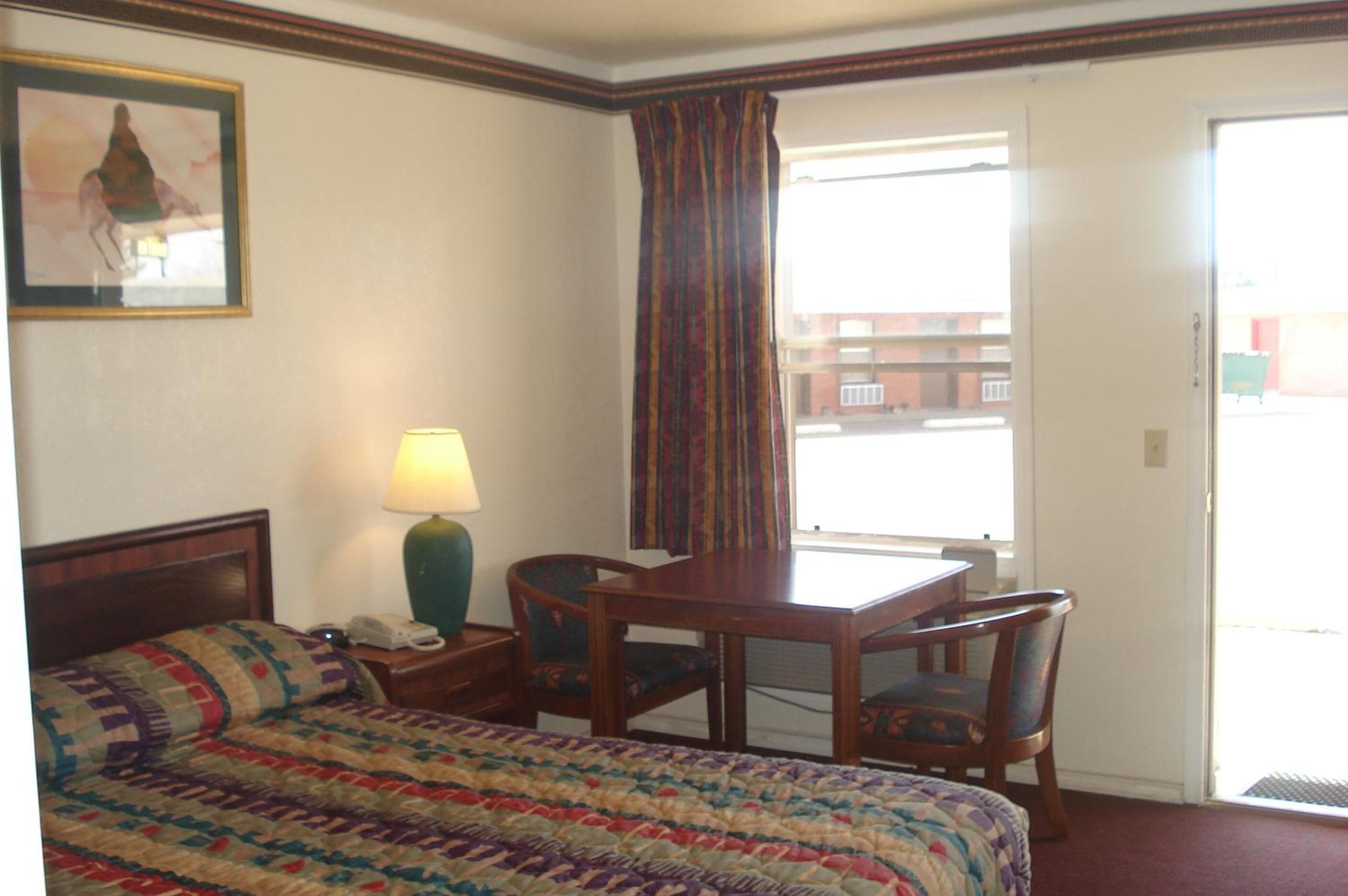 desk, blackout curtains, iron/ironing board, free wifi