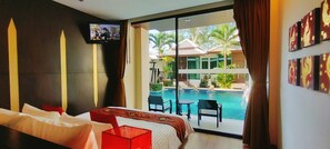 Junior Suite, Pool Access | Minibar, in-room safe, desk, free WiFi - Royal Thai Pavilion Jomtien Boutique Resort (Pattaya)
