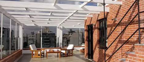 Terrasse sur le toit