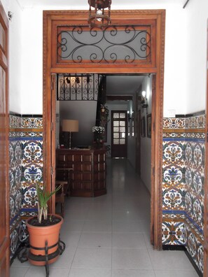 Entrada de l'allotjament