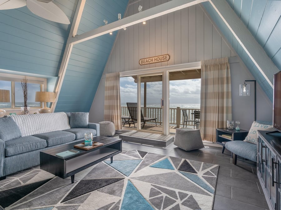 Hus, 1 soverom, ikke-røyk (Beach) | Skrivebord for bærbar PC, blendingsgardiner, internett og sengetøy