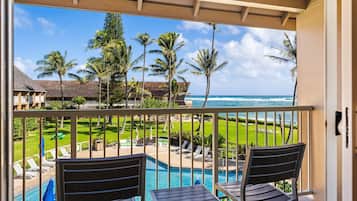 Chambre, 1 trÚs grand lit, non-fumeur, vue océan