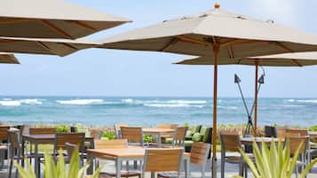 Dinner served, local cuisine, beach views