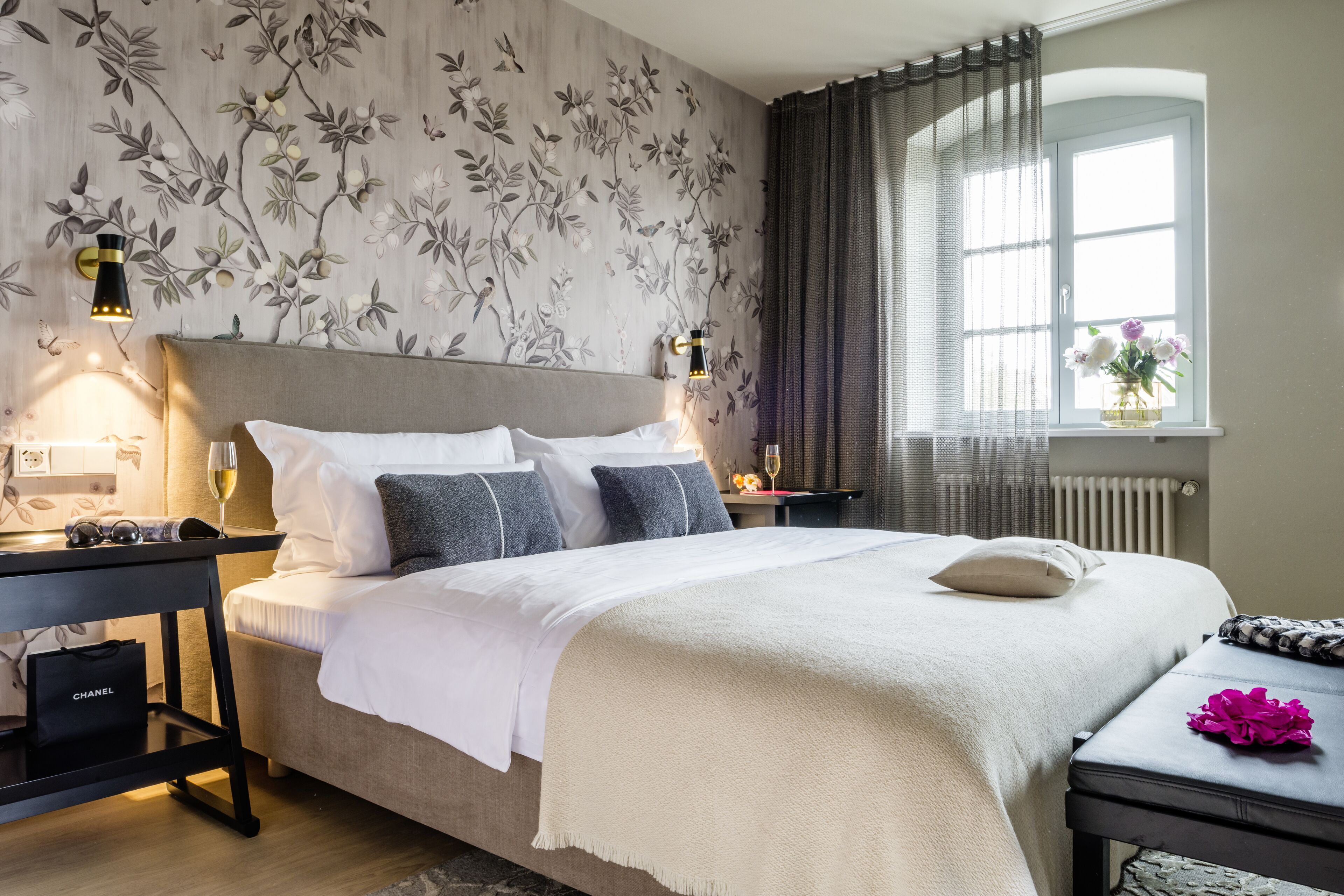 deluxe room | free minibar, in-room safe, individually decorated, desk