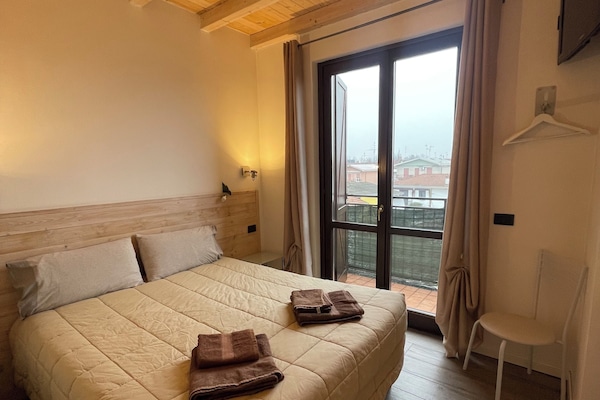 Quarto casal superior | Edredons de pluma, camas com colchões pillow-top