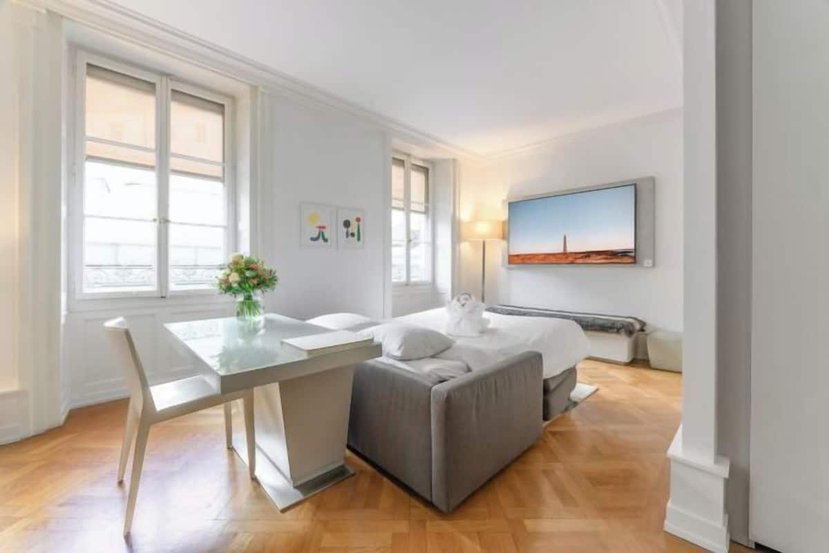 1 habitación, sábanas italianas Frette y ropa de cama de alta calidad