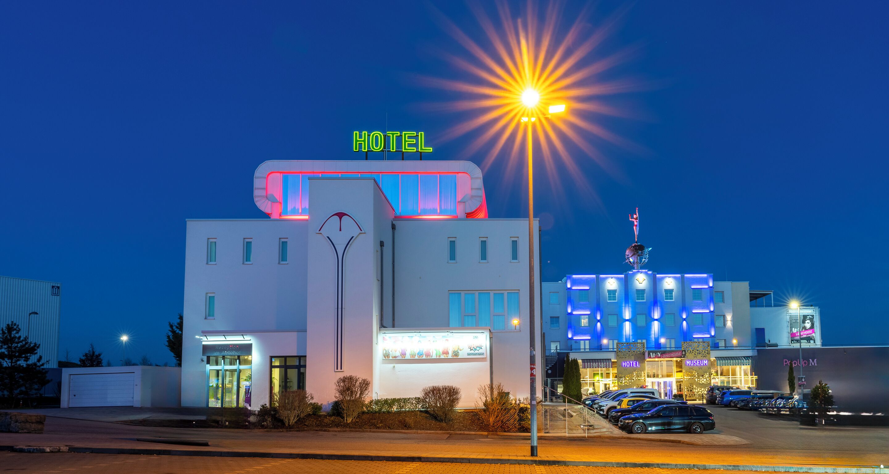 Fassade der Unterkunft