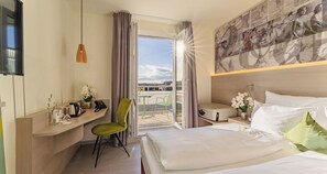 Komfort Doppelzimmer mit Balkon | View from room - PLAZA INN Bad Rappenau (Bad Rappenau)