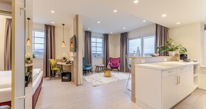 Louis Réard Suite | Living area | LED TV