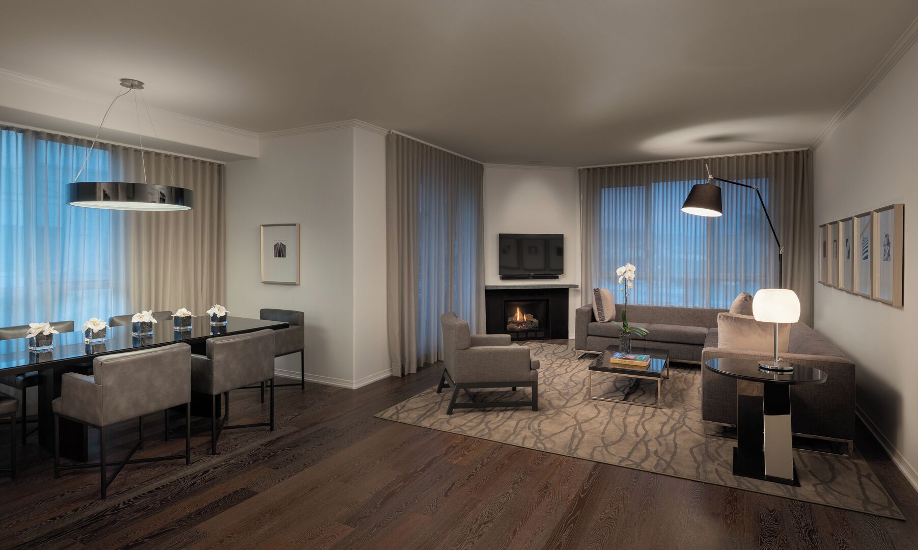 Penthouse, Multiple Beds | Living area