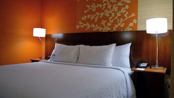 Kamer, 1 kingsize bed | Lakens van Egyptisch katoen, luxe beddengoed, pillowtop-bedden