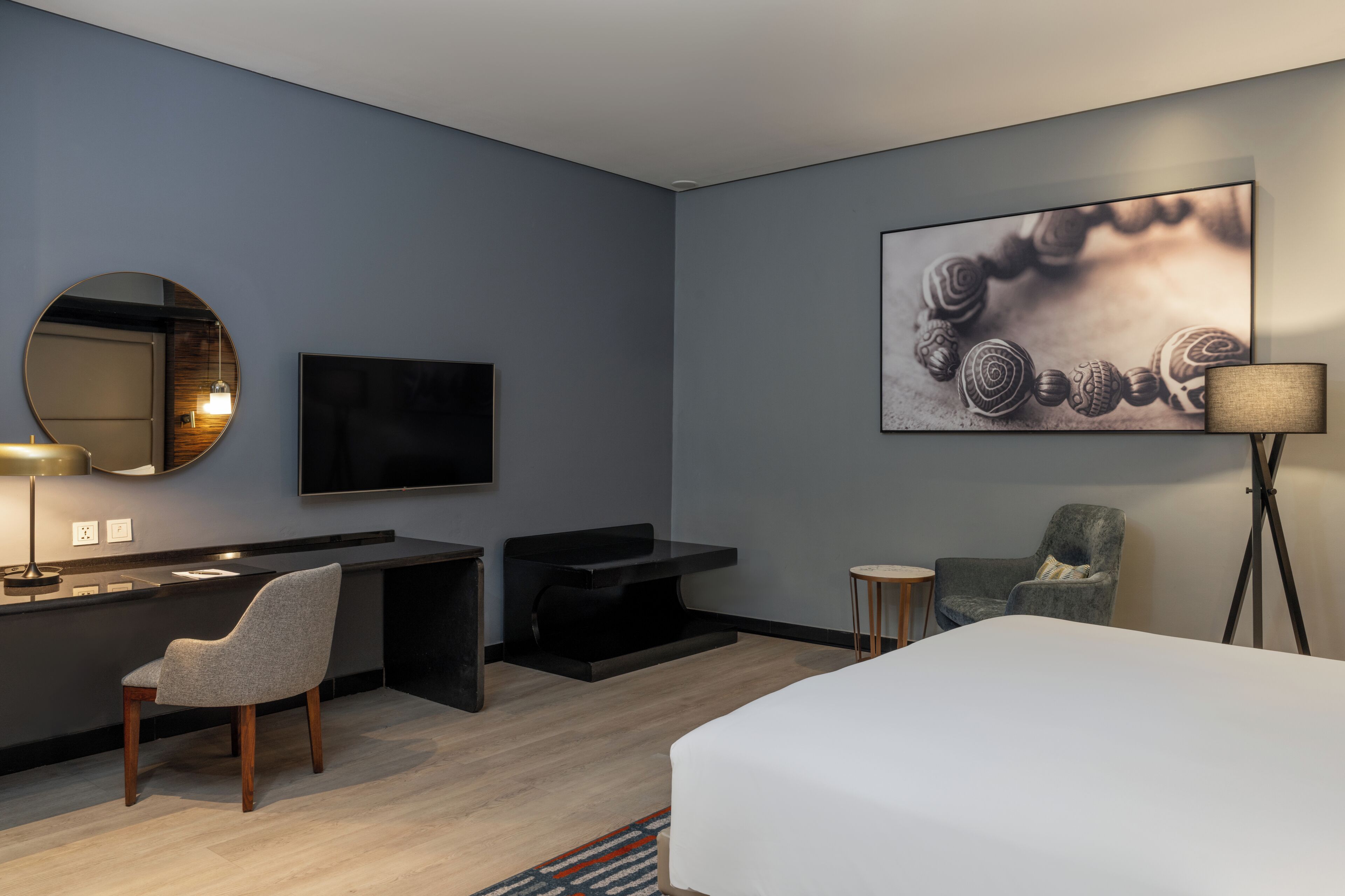 Literie de qualité, minibar, coffre-fort, bureau