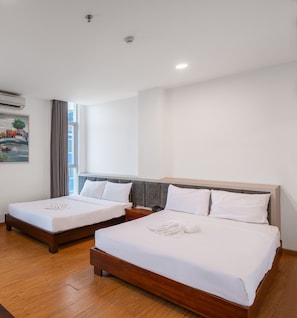 1 phòng ngủ, chăn bông, nệm cao su hoạt tính (memory foam), minibar