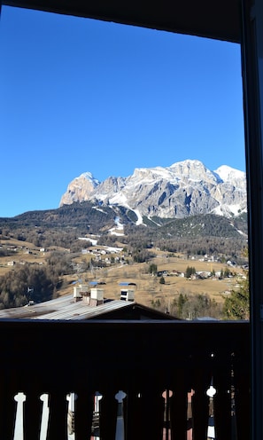 Vue depuis lâhĂ©bergement