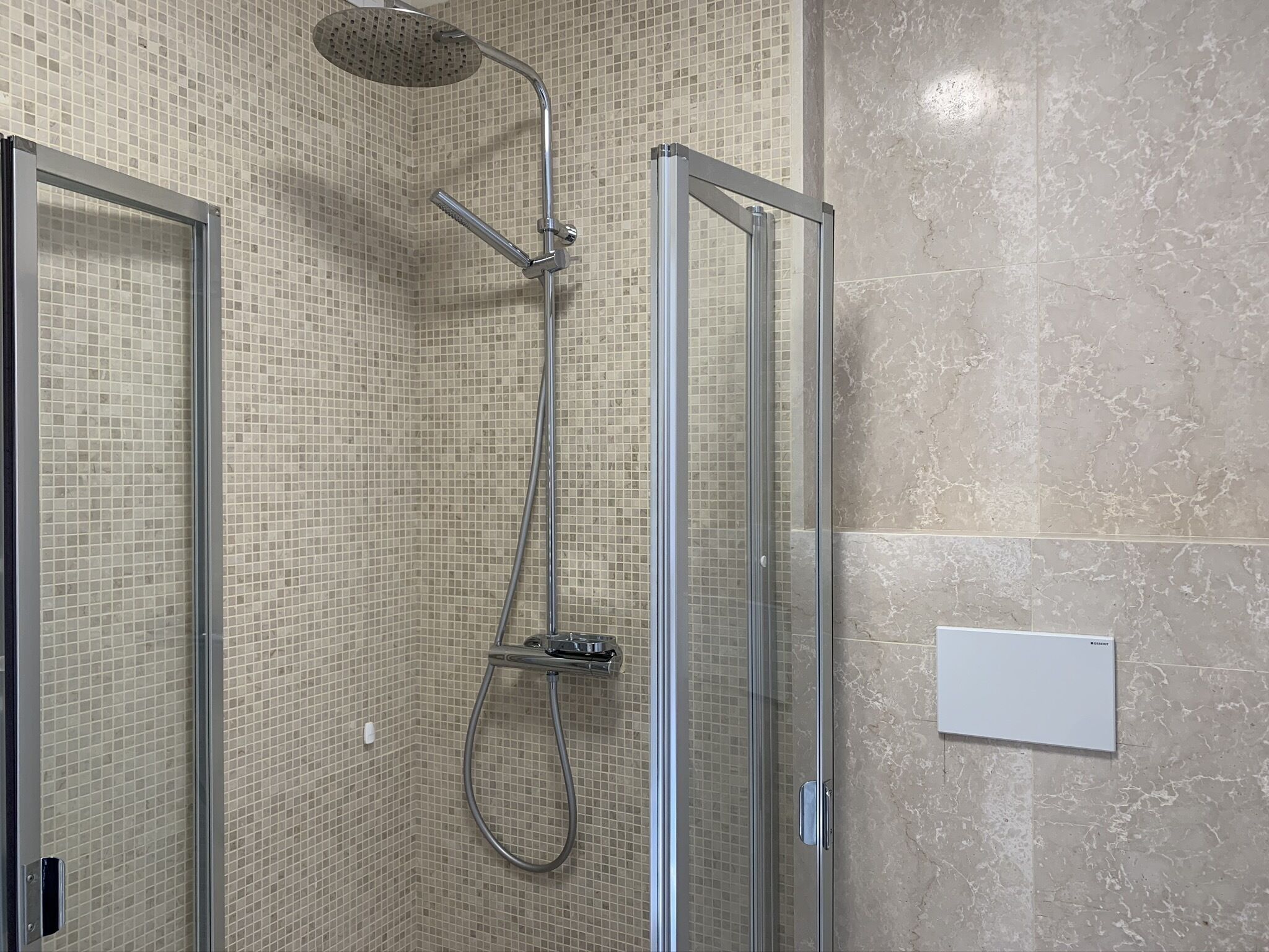 free toiletries, hair dryer, bidet, soap