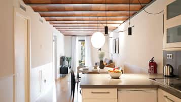Apartment, Balcony | Private kitchen