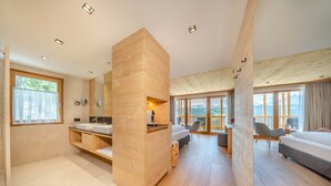 Deluxe Double or Twin Room, 1 Bedroom | Premium bedding, down comforters, pillowtop beds, in-room safe - Nature Hotel Delta (Corvara in Badia)