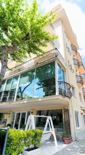 Blick von der Unterkunft