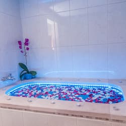 Body treatments, body scrubs, facials, manicures and pedicures