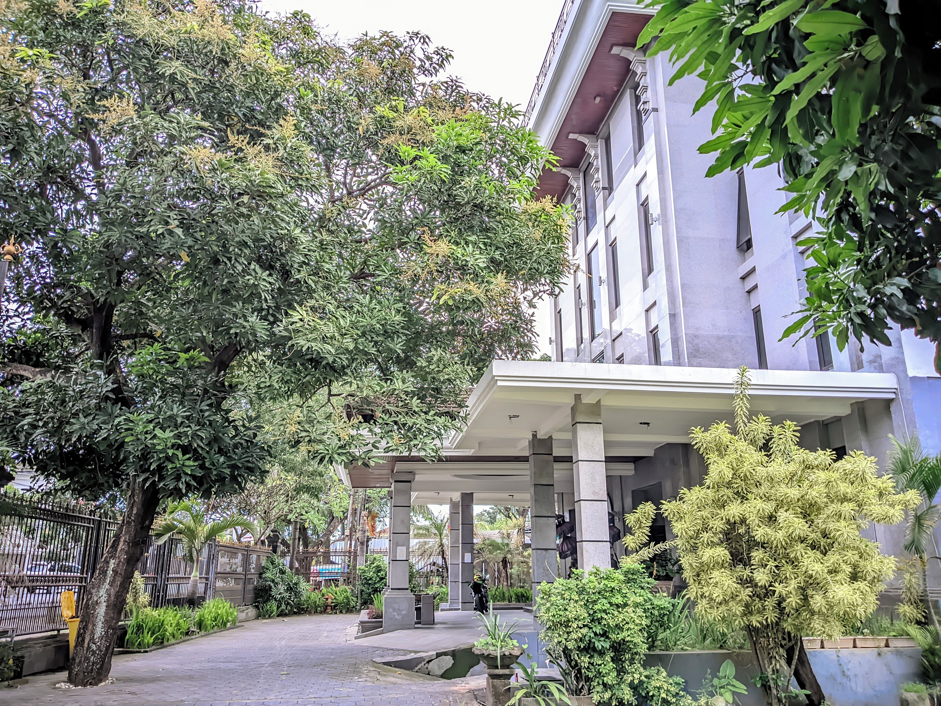 Façade de l’hébergement