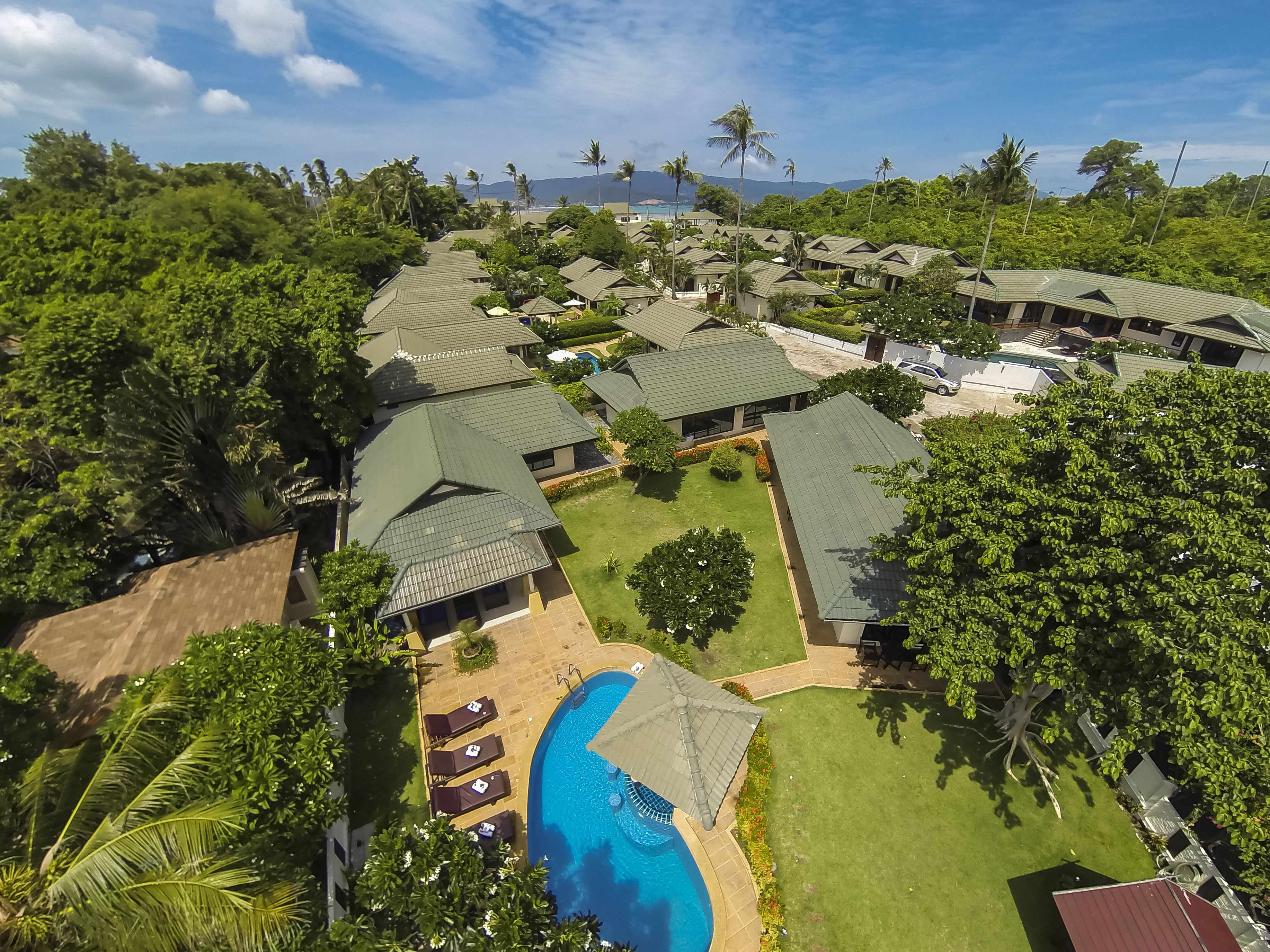 5 bedrooms beachfront exclusive grand villa deluxe | aerial view