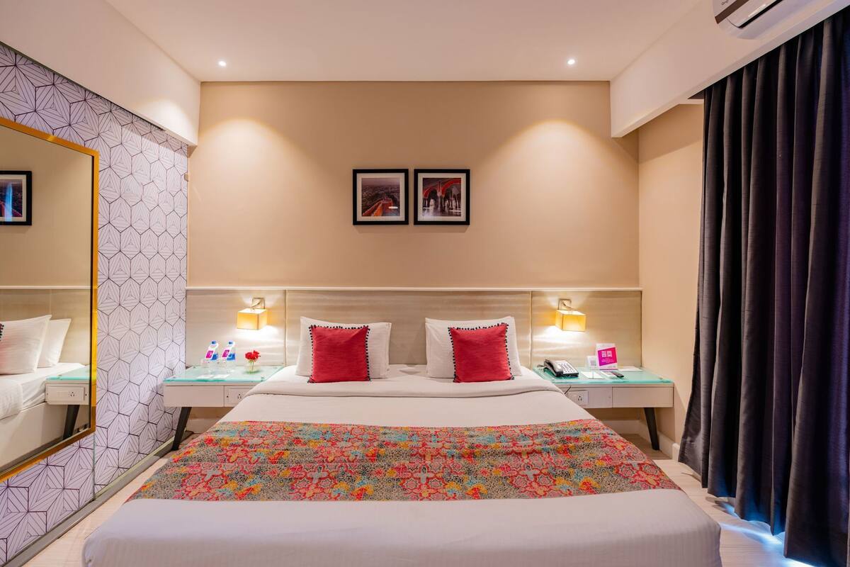 Ropa de cama de alta calidad y minibar