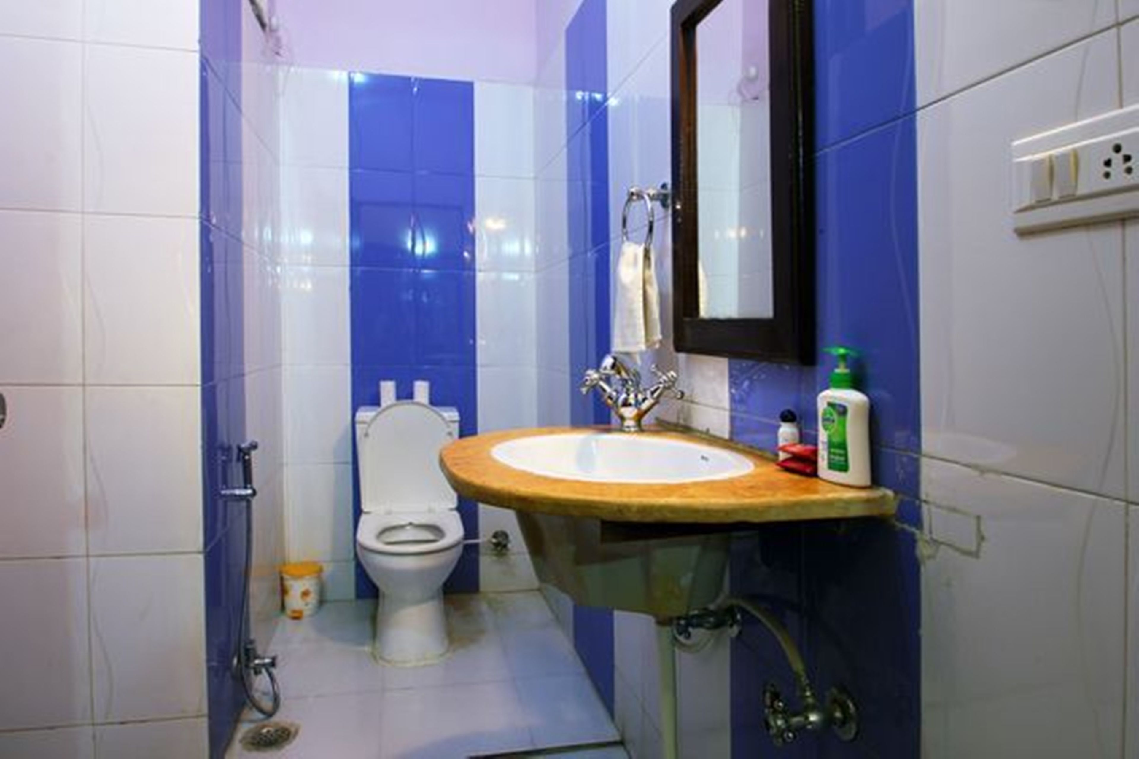 standard room, 1 double bed | bathroom | shower, free toiletries, bidet, towels