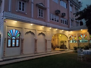 Front of property – evening/night