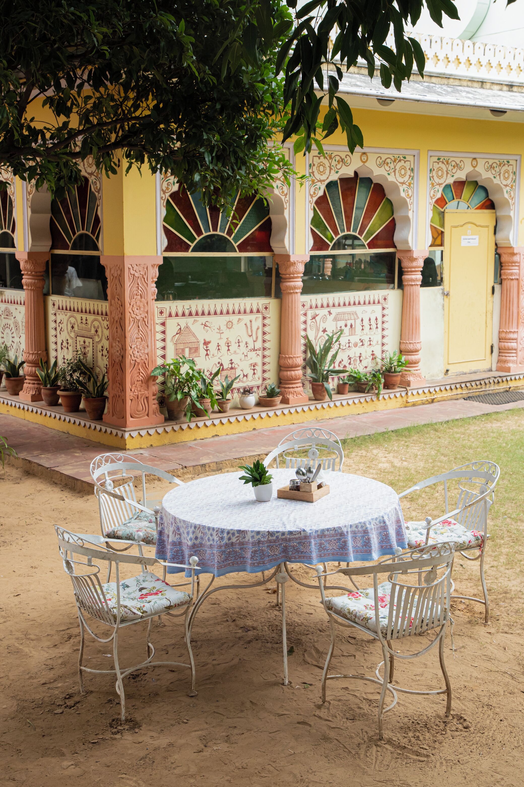 Breakfast, dinner served; Indian cuisine, alfresco dining 