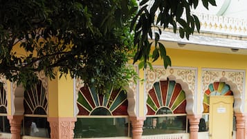 Breakfast, dinner served; Indian cuisine, al fresco dining