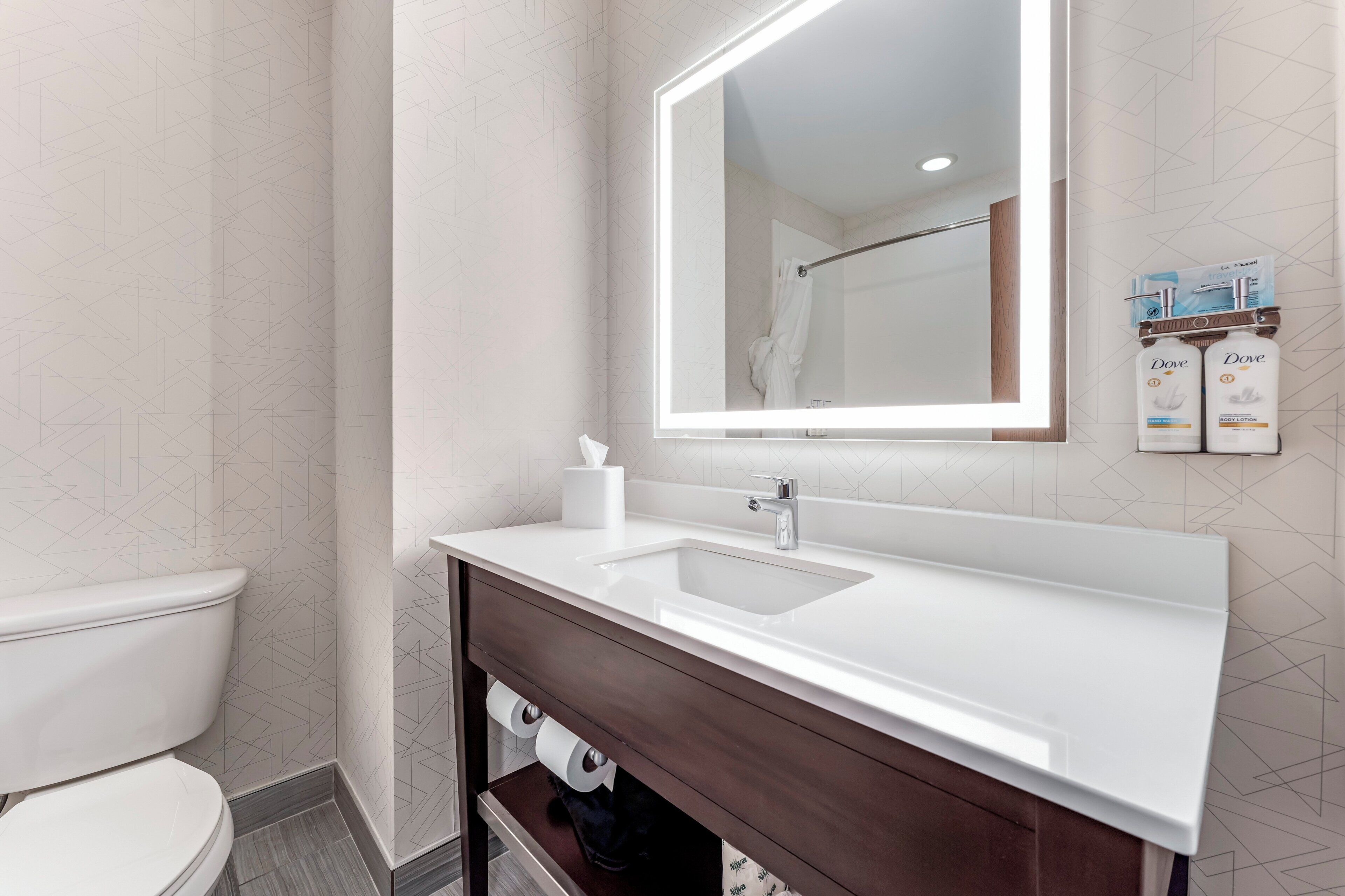 hypo-allergenic bedding, pillow-top beds, in-room safe, desk