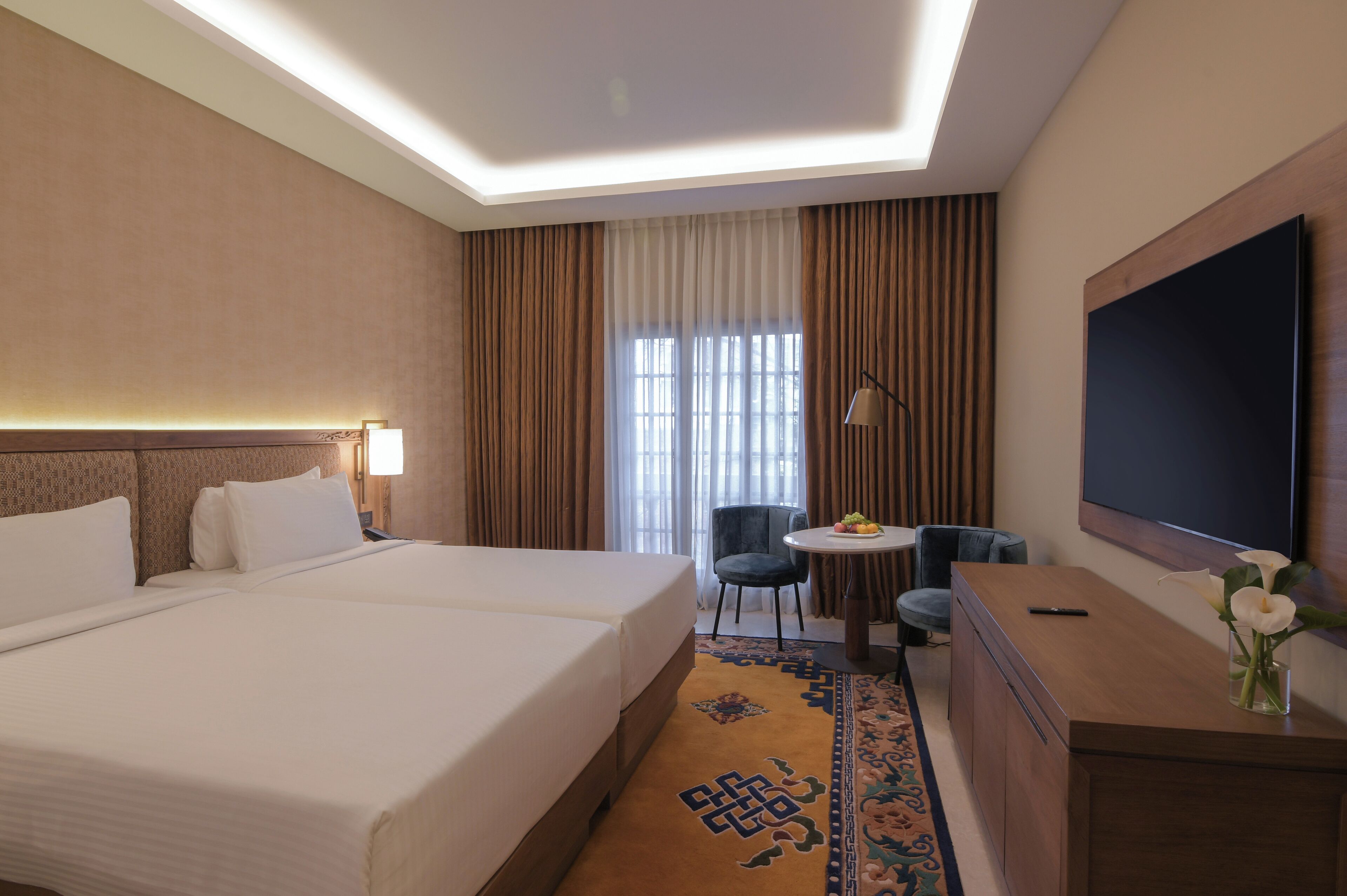 클럽 트윈룸 (Shangrila) | 고급 침구, 미니바, 객실 내 금고, 책상