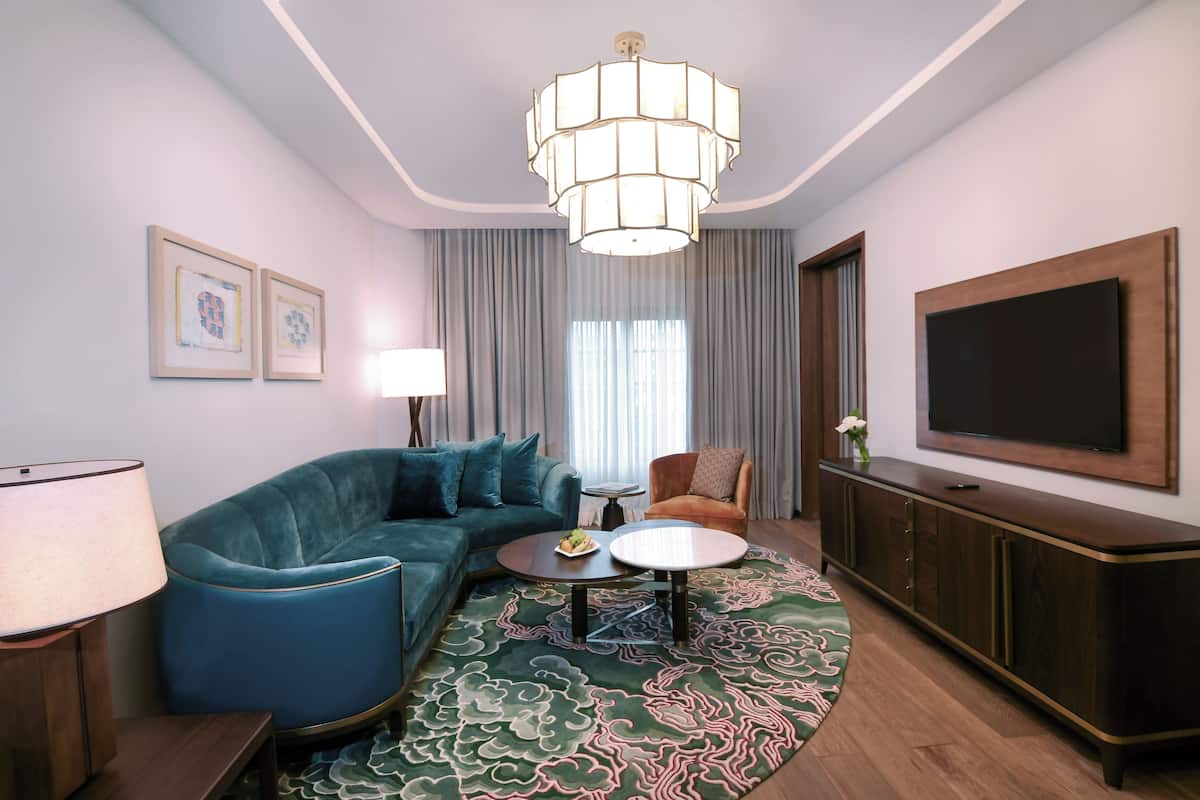 Suite exécutive | 1 chambre, literie de qualité, minibar, coffre-fort