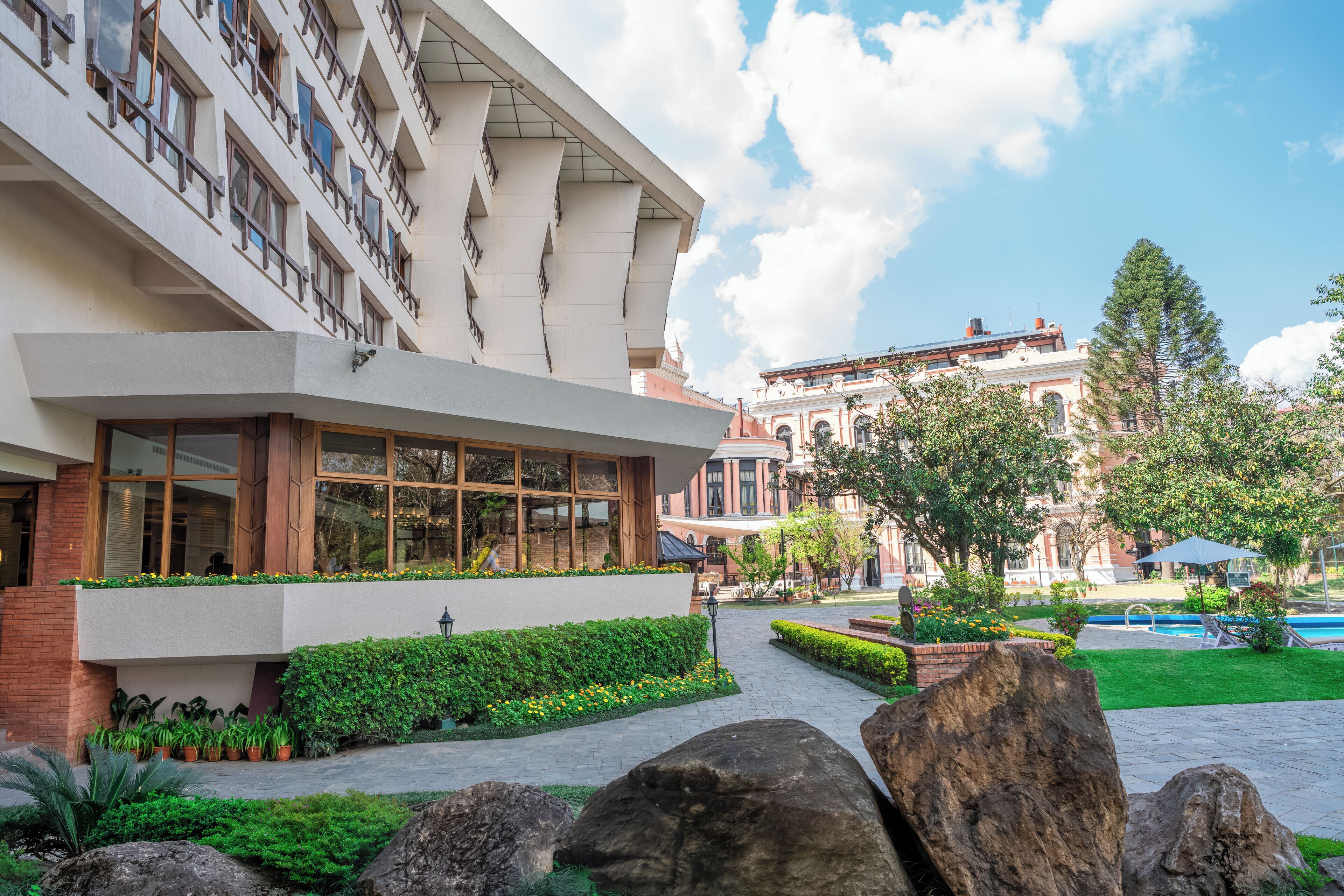 ด้านหน้าที่พัก