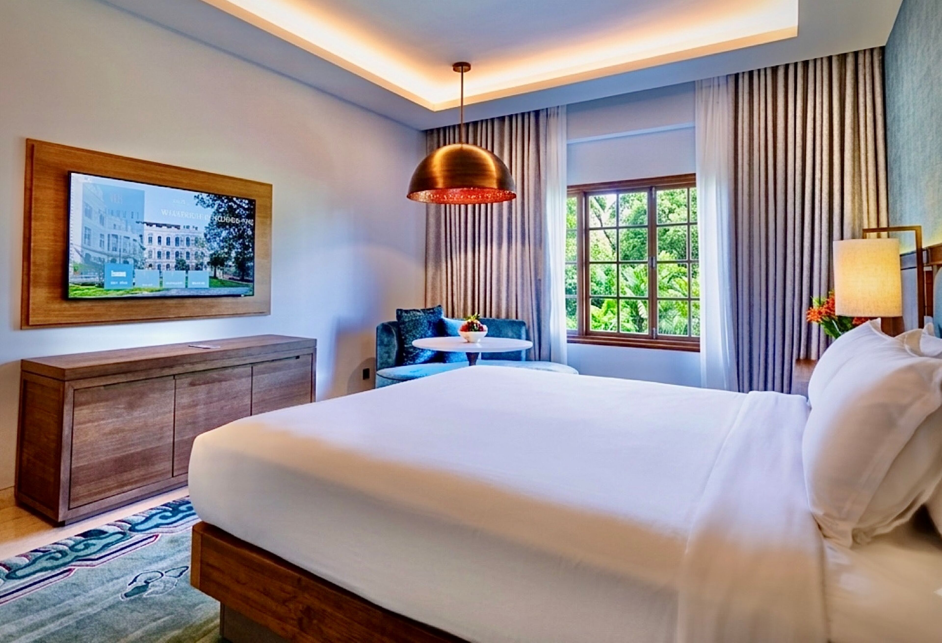 Habitación Deluxe, 1 cama King size (Durbar) | Ropa de cama de alta calidad y minibar 