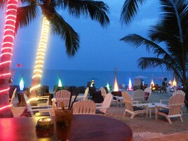 Na praia