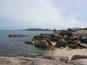 Udsigt fra overnatningsstedet