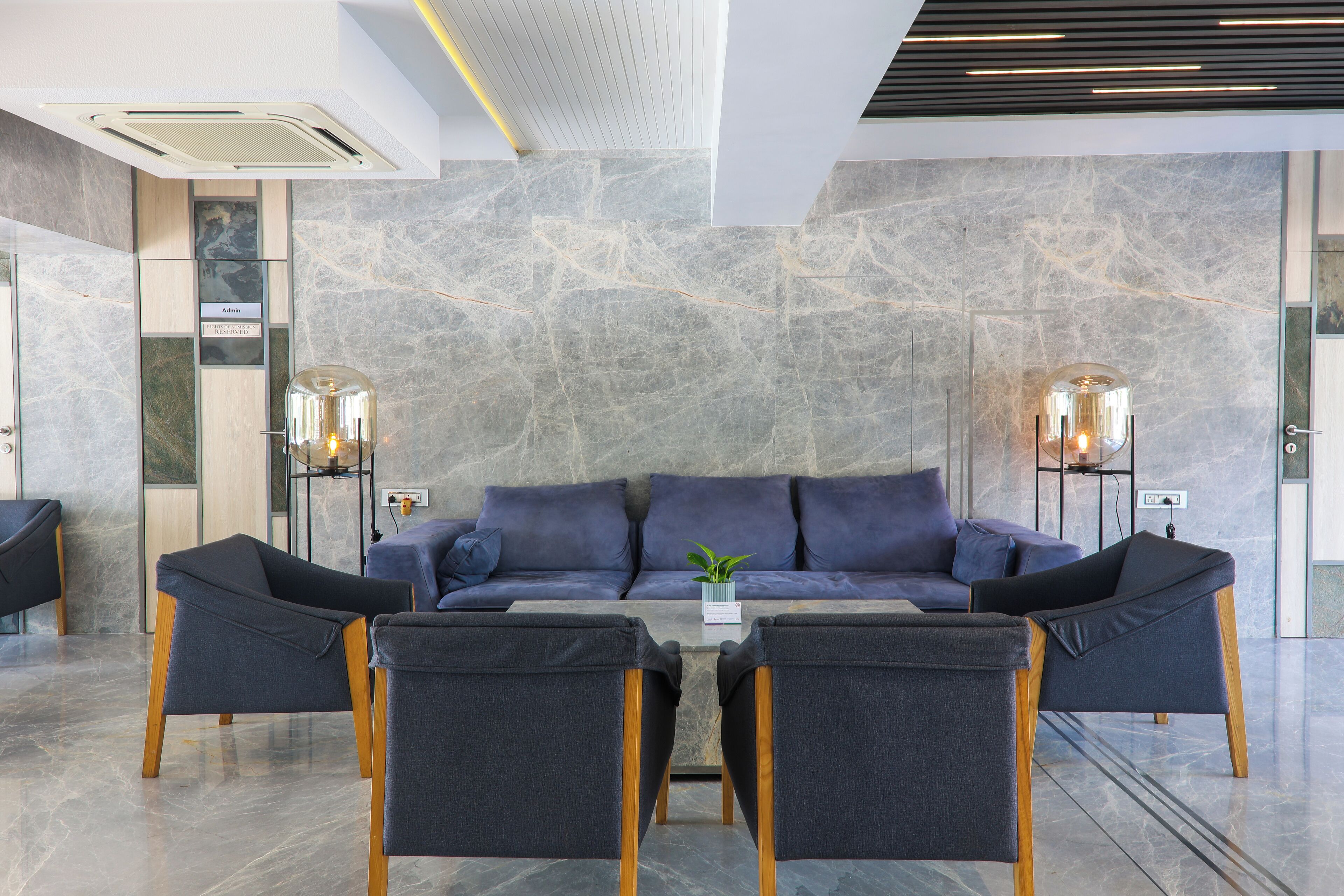 Zona de estar del vestíbulo