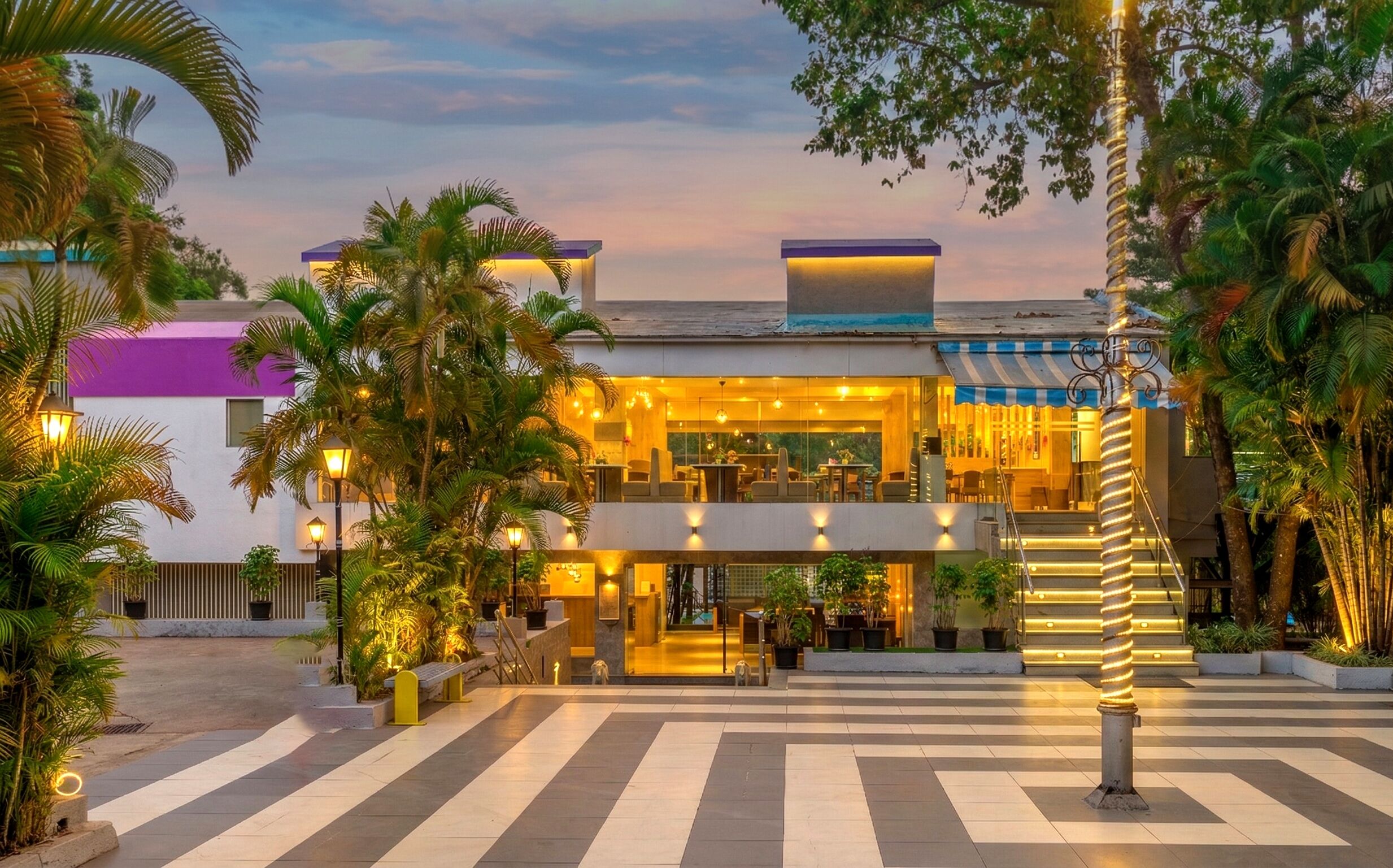 Entrada al alojamiento