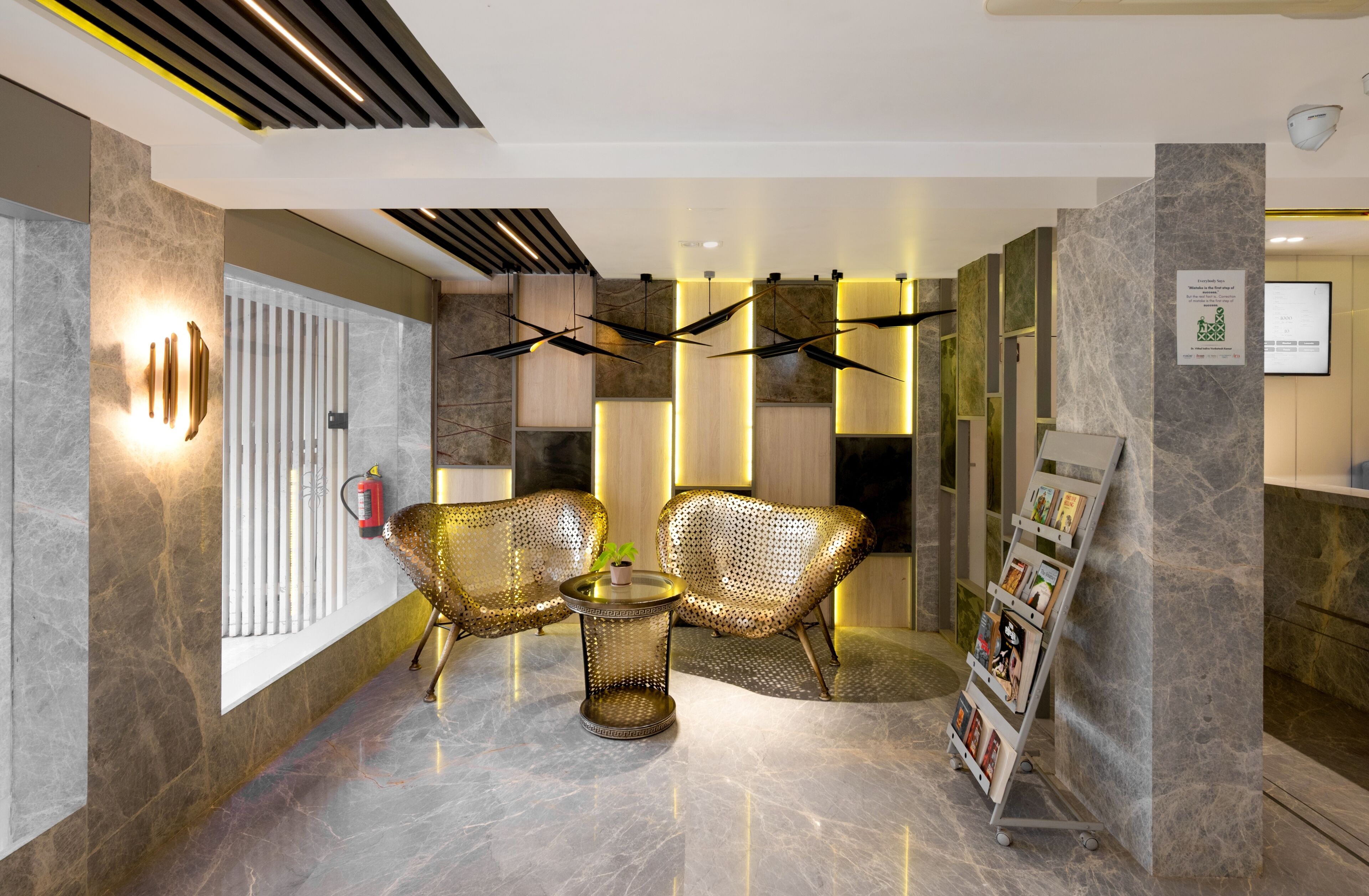 Sala de estar en el lobby