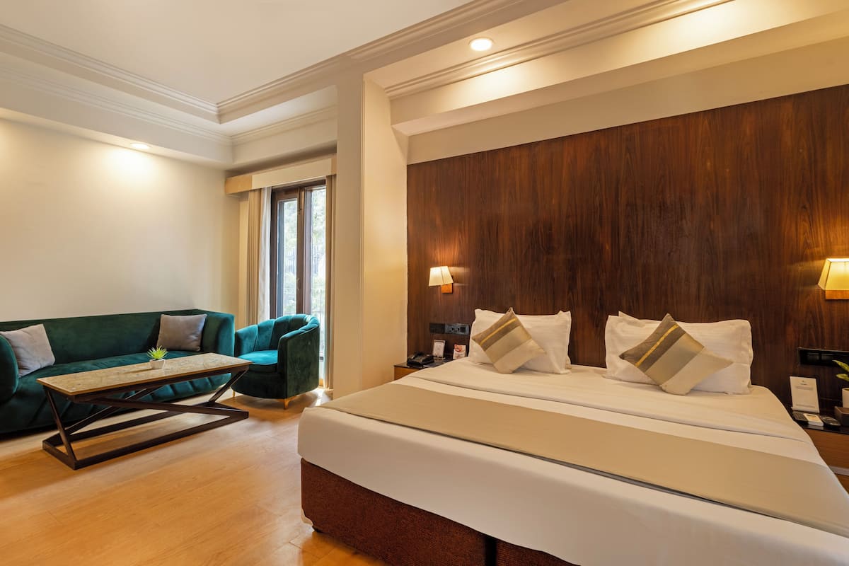 Phòng Premium, 1 giường cỡ king | Bộ đồ giường cao cấp, két bảo mật tại phòng, trang trí khác biệt