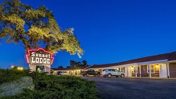 Front of property – evening/night