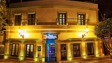 Front of property – evening/night
