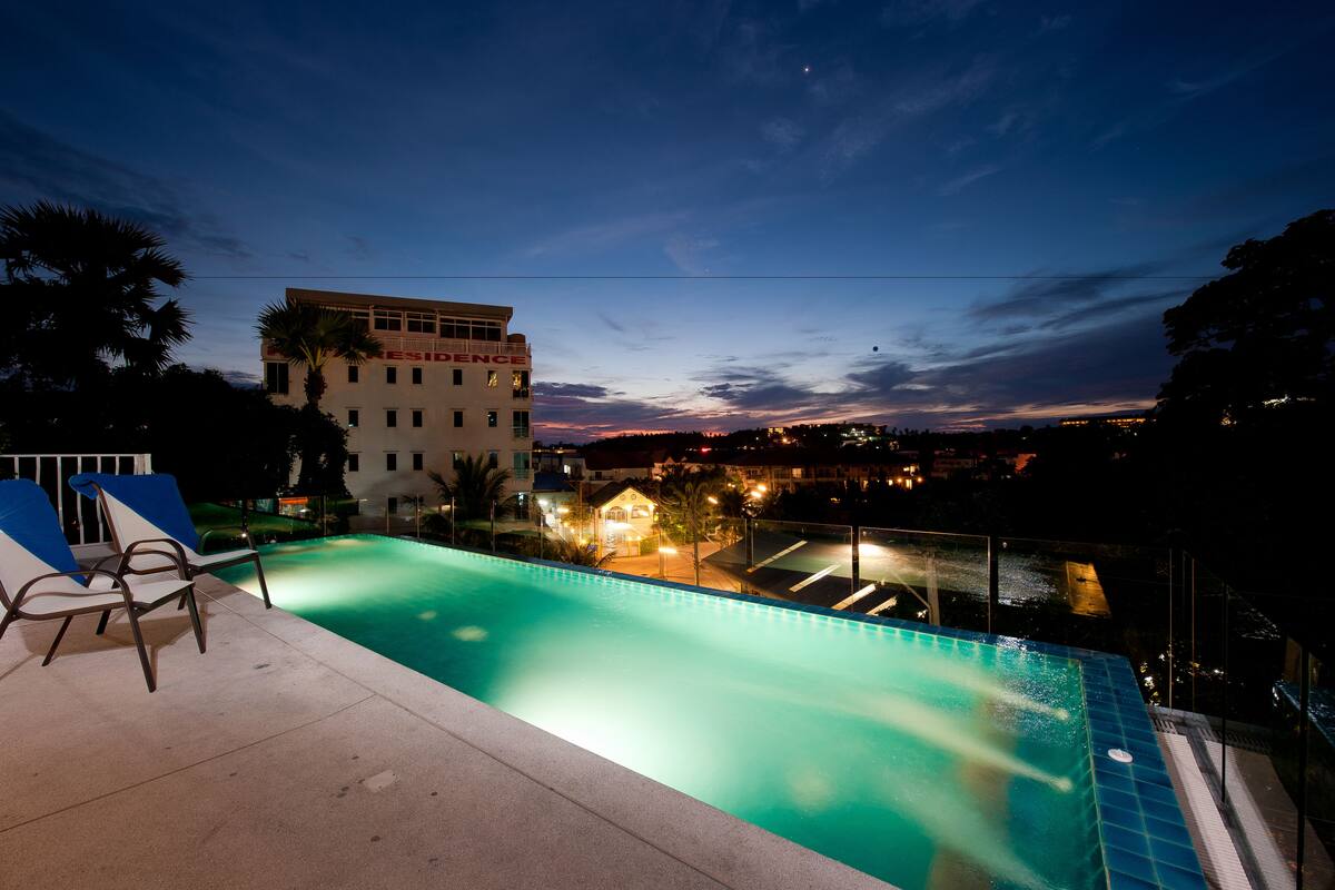 Piscina en la azotea