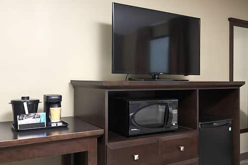 Standard Room, 2 Queen Beds | Desk, laptop workspace, blackout drapes, soundproofing