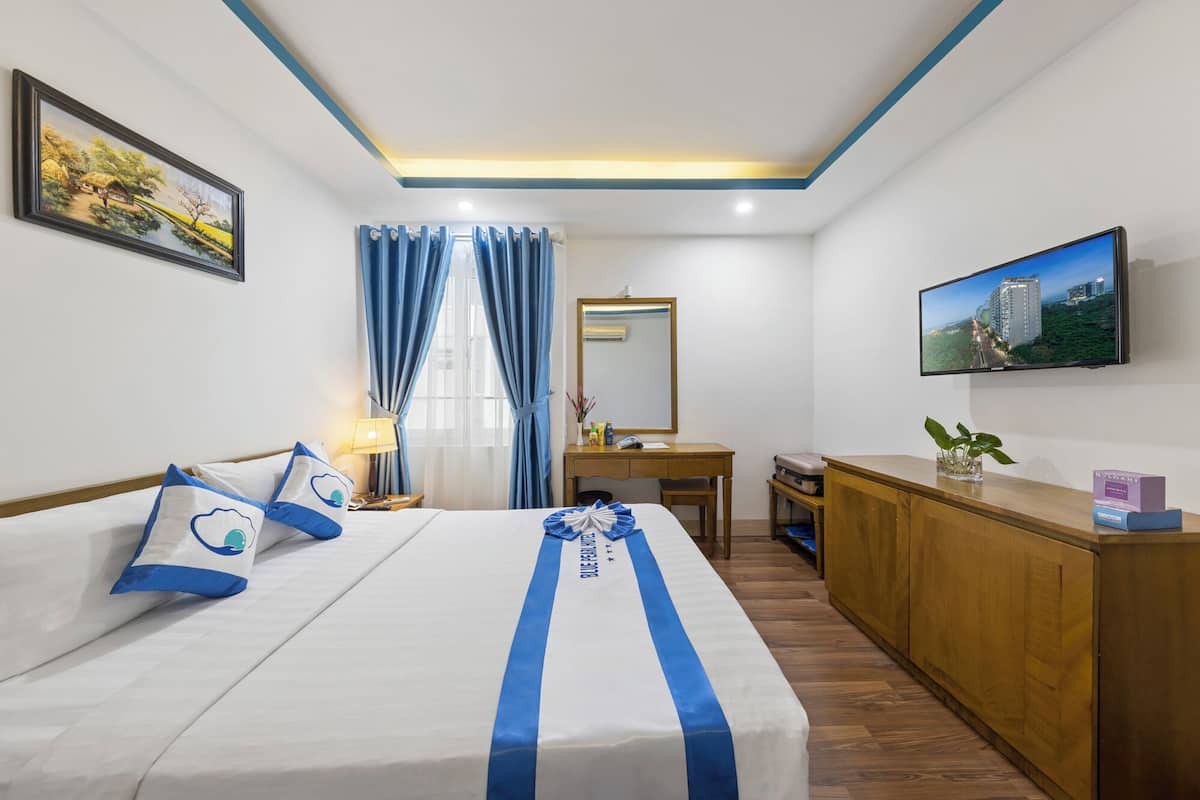 1 Schlafzimmer, Zimmersafe, Schreibtisch, Verdunkelungsvorhänge